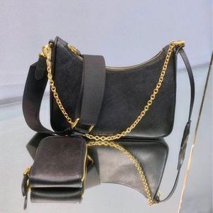 5A Sale 3 piece womens Luxurys Designers bags high quality handbags cleo hobo purses nylon chain lady handbag crossbody shoulder wholesale totes fashion Wallet bag