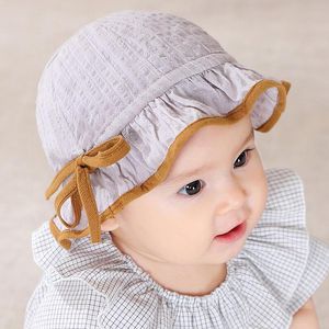 Hats Caps & Summer Outdoor Baby Sun Hat Cute Bows Born Boys Girls Soft Girl Beach Cap Beanie Bonnet With Brim