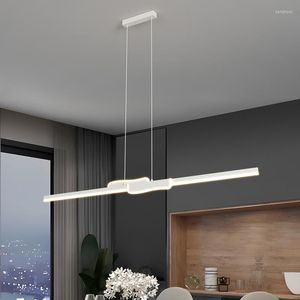 Avizeler Modern LED Kolye Ofis Yemek Oturma Odası Mutfak Ev Dekoru Parıltısı için Hatır