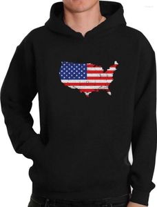 Men's Hoodies Men USA American Flag 4th Of July Patriotic Hoodie Independence Day