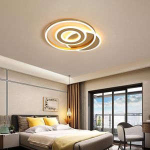 Luzes de teto Remote Dimmable Modern Led para sala de estar quarto lâmpadas internas iluminação de painel de montagem superfície
