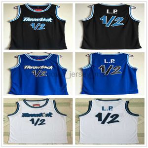 NCAA Basketbol Forma Koleji #1/2 L.P. Jersey Anfernee Penny Hardaway Lil Beyaz Gömlek Siyah Mavi Gömlek