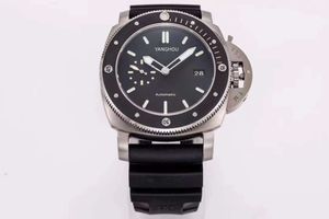 Vs Factory 47 mm PAM00389 Casual Watch Titanium Luksusowe zegarki Sapphire kryształowe wodoodporne szwajcarskie P9000 Automatyczne mechaniczne stałe obudowę Pam389 zegarki