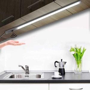 Strisce LED Profilo in alluminio Barra luminosa led 30cm 40cm 50cm Illuminazione per interni Cucina Armadio Lampada Decorazioni natalizie Retroilluminazione Luci per parete P230315