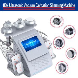 Professional RF Cavitation 80K Vacuum Slimming Machine Radio Frequency Lipo Laser Body Shaping Fat Burner Face Lifting Skin Care Equipment