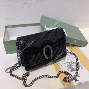 Luxury Postman Bag Designer Bagage Chain Classic Plaid Brand Plånbok Retro Läder Läder Handväska Helgväskor