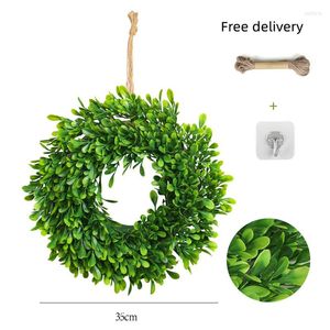 Decorative Flowers Welcome Wall Hanging Decoration Door Entrance Letter Nine Lixiang Flower MNatural Creative Art Multifunctional Sweet