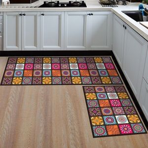 Carpet Kitchen Floor Mat Household Hallway Balcony Bedroom Living Room Long Rug Home Anti-Slip Washable Boho Entrance Doormat 230320