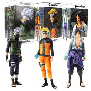 3styles Anime Naruto Figures Uzumaki Naruto Uchiha Sasuke Hatake Kakashi PVC Action Figure Collectible Model Toys Gift For Kids MX235o