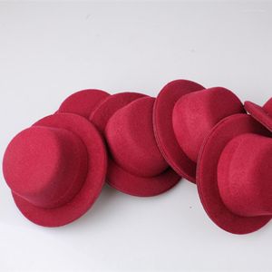 Headpieces 18 Color 13CM Fascinator Hat DIY Millinery Hair Accessories Party Base Mini Top