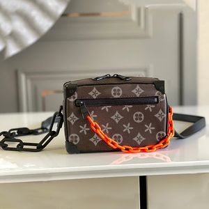 Mini bolsa de ombro caixa baú macio flor preta M44735 mulheres homem designer louiseity bolsas luxo tote bolsa viutonity bolsa clutch bolsa de couro genuíno bolsas de corrente transversal