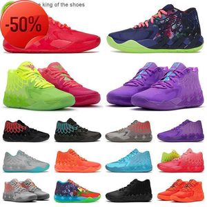 OG MB 2023MB.01Low Lamelo Ball Shoes Low MB01 Basketball Sneaker Rick and Morty Galaxy Buzz City Black Blast Queen CityS Rock Ridge Red MB.01