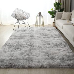 Tapetes grossos de tapetes de luxo de cabos de estar decoração de casa de lounge de salão de salão de ranhura fofa de tato de aveludação infantil de peito de cama 230320