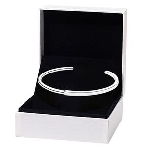 925 Стерлинговая серебряная манжетка для Buper Brangle Bracelet для модных свадебных украшений Pandora для женщин-дизайнеров подарков для женщин-дизайнеров с оригинальной коробкой