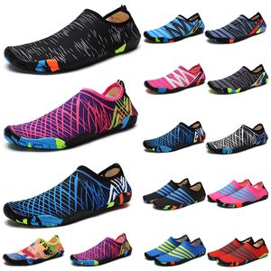 Quick Dry Aqua Shoes Plus Size Nonslip Sneakers red black orange green pink grey Women Men Water Shoes Breathable Footwear Light Surfing Beach Sneakers