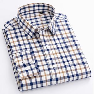 Camicie casual maschile 8xl 11 colori Cotton Oxford a strisce a strisce camicia da camicia per uomini per uomo camicie abbondanti di alta qualità a colori puro