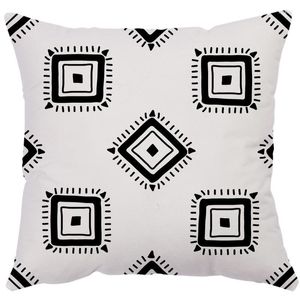 Pillow Black And White Geometric Case Bohemian Style Cover For Sofa Pillowcase Home Decor Throw 45x45cm