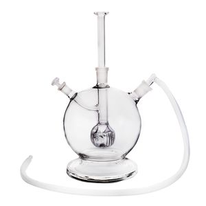 Tubos de fumantes 8 em 1 mega globo mk2 vidro de vidro plano edição de água bong bong dab rig kitq240515