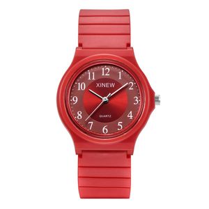 HBP Quartz Watch Fashion Leather Strap Ladies Электронные часы повседневные бизнес -часы Девушки.
