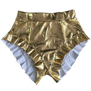 Nuovi pantaloni caldi sexy di stile delle donne del nuovo progettista 2024 pieghettati mini shorts sportivi da donna sexy con viso luminoso con volant