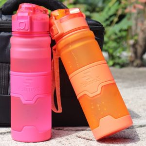 Water Bottles ZOUNICH Sport Water Bottles Portable Tritan Material Direct Leakproof Plastic Drink Bottle BPA Free 400/500/700/1000ML 230320