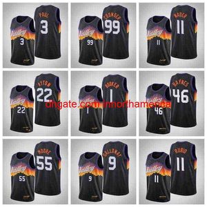 Maglie da basket personalizzate cucite Uomo Chris Paul Devin Booker Deandre Ayton Qualsiasi giocatore