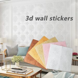 Papéis de parede Auto adesivo papel de parede 3D Painel de parede sala de estar quarto decoração de espuma à prova d'água