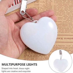 10pcs Shape Heart Bolsa Night Light Sensor Branco Iluminação Ativada Iluminação Automática Luz de Bacha Sincentada