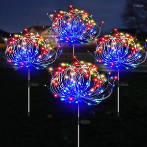 Solar Firework Fairy Lights Garden Decoration Waterproof Outdoor Lawn Pathway For Patio Yard Party Christmas Wedding