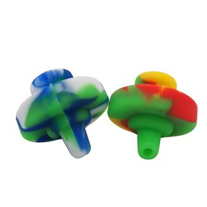 Bongos de vidro inebriantes Cachimbo de água / bongo de vidro acessórios para narguilé Porta-cigarro de silicone Garrafa de cigarro Rolha de borracha Tampa de silicone Capa para cigarro