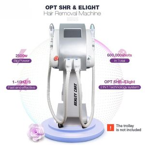 OPT IPL painless laser hair removal machine Elight skin care beauty equipment with 2 handles