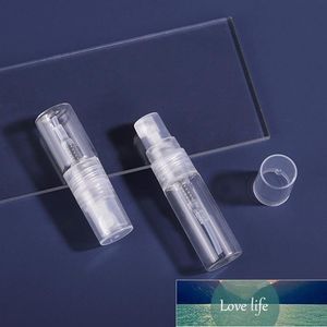 Klassisk transparent minisprayflaska tom klar påfyllningsbar reseparfym atomizer bärbara glasflaskor 2 ml 3 ml 5 ml