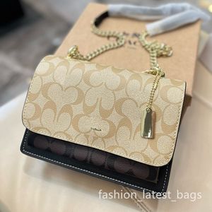 En kaliteli presbyopia flip organ mini klare çantalar tasarımcı zinciri crossbody omuz çantası kadınlar için gündelik çapraz vücut flep lüks moda bayan cüzdan cüzdan çanta