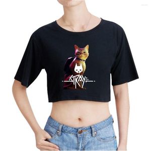 女性用TシャツロゴティーティーマーチトップトップエクスポージャーへのへそTシャツ特大のオネックトップ女性ファニーTシャツファッション