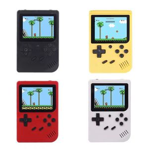 Retro Portable Game Players Mini Handheld Video Game Console 8-Bit 3,0 tum Color LCD Kids Color Game Player Inbyggda 400 spel TV Consola AV-utgång med Controller DHL