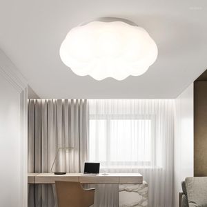 Pendant Lamps Cloud Lampshade Lights Home Living Room Decorative Led Ceiling Fixture Children's Bedroom Simpl Dimmer Chandelier