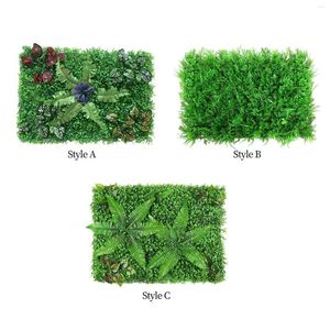 Decorative Flowers Artificial Hedge Panel Green Pography Backdrop Privacy Fence For Party Wedding Backyard Decoration