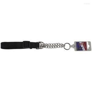 Collari per cani Gear Martingale Collare stile strozzo regolabile Nero CNIM