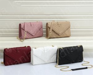 ファッションデザイナーの女性バッグ女性ショルダーバッグハンドバッグ財布オリジナルレザークロスボディチェーンハイグレード品質