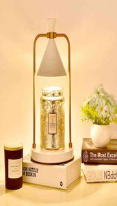 Candle Warmer Electric Wax Melt Lamp kaarsen smelten wax brander aromatherapie licht slapen dimmen tafellamp voor slaapkamer H22046409405