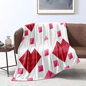 Blankets Loves Blanket Romantic Throw Warm Lightweight Botanical Bed Soft For Sofa