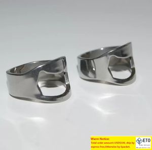 Apribottiglie con anello da dito da 20 mm e 22 mm. Bottiglia di birra a forma di anello in acciaio inossidabile creativa unica