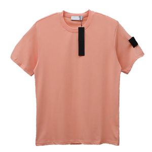 Camisetas masculinas 2023 verão nova velha camisetas lavadas no pescoço redondo solto Mangas curtas 118#