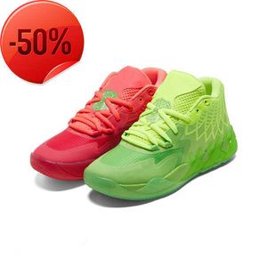 OG MB Rick Morty Basketball Shoes Sport Shoe Sneakers Sneakers Kids School Grade Ball Ball MB1 Black Red Grey Mulheres para venda MB 2 Queen City