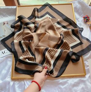 18style Designer Letters Leopard Print Silk Scarf Headband for Women Summer Long Bag Scarves Paris Tote Lage Ribbon Head Wrap