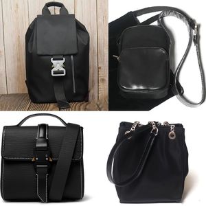 ALYX 9SM 1017 Backpack outdoor bags TANK Nylon Men's travel sport Shoulder Bag and Backpacks Black Fashion Rucksack Bags