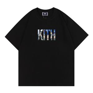 المصمم الصيفي T Shirt Kith T-Shirt Mensives Men Thirts Thirts عالية الجودة غير الرسمية الصيفية المحملات US Size S-XXL