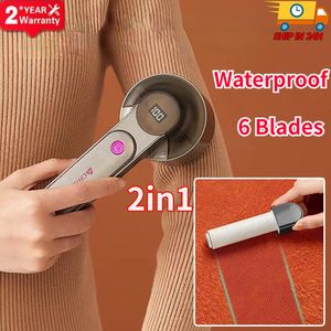 Luddborttagare elektrisk remover för kläder Fuzz Pellet Machine Portable Charge Sweater Fabric Shaver tar bort klädsakapparat 230320