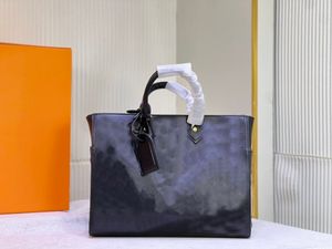 a sacola Bolsa feminina bolsa de marca legal e prática de grande capacidade com zíper em relevo feminina bolsa clássica de moda de alta qualidade casual bolsa feminina de couro