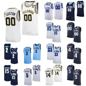 Вилланова Wildcats 1 Scottie Reynolds Jersey College Basketball 4 Darrun Hilliard 5 Фил Бут 15 Райан Арсидиакона 33 Данте Каннингем 2 Крис Дженкинс сшил NCAA